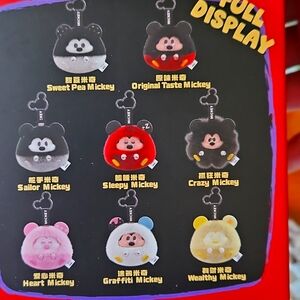 Miniso Disney 🌟Graffiti Mickey🌟 Fun Crash Collectable Bag Charm- NWT